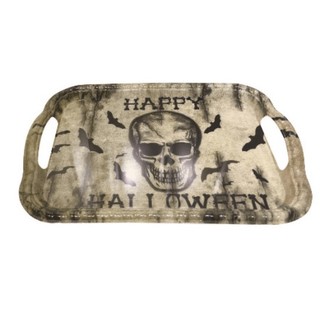 Khay hình chữ nhật có ảnh đầu lâu uncle bills uh01306 halloween uncle bills uh01306