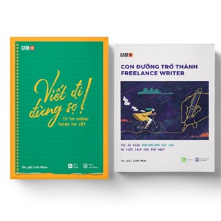 Sách Combo VIẾT Viết đi đừng sợ + Con đường trở thành Freelance Writter