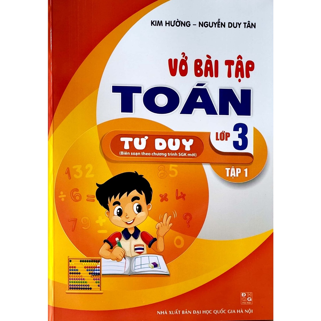 Sách - Vở bài tập toán tư duy lớp 3 - theo chương trình sách giáo khoa mới - NXB Đại học Quốc gia Hà Nội