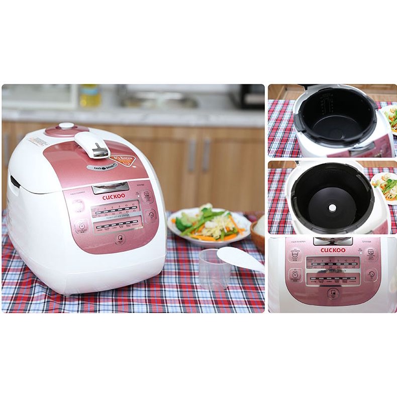 Nồi cơm điện tử áp suất Cuckoo 1.8 lít CRP-G1015M chính hãng-1.8 lít, Số người ăn 4 - 6 người