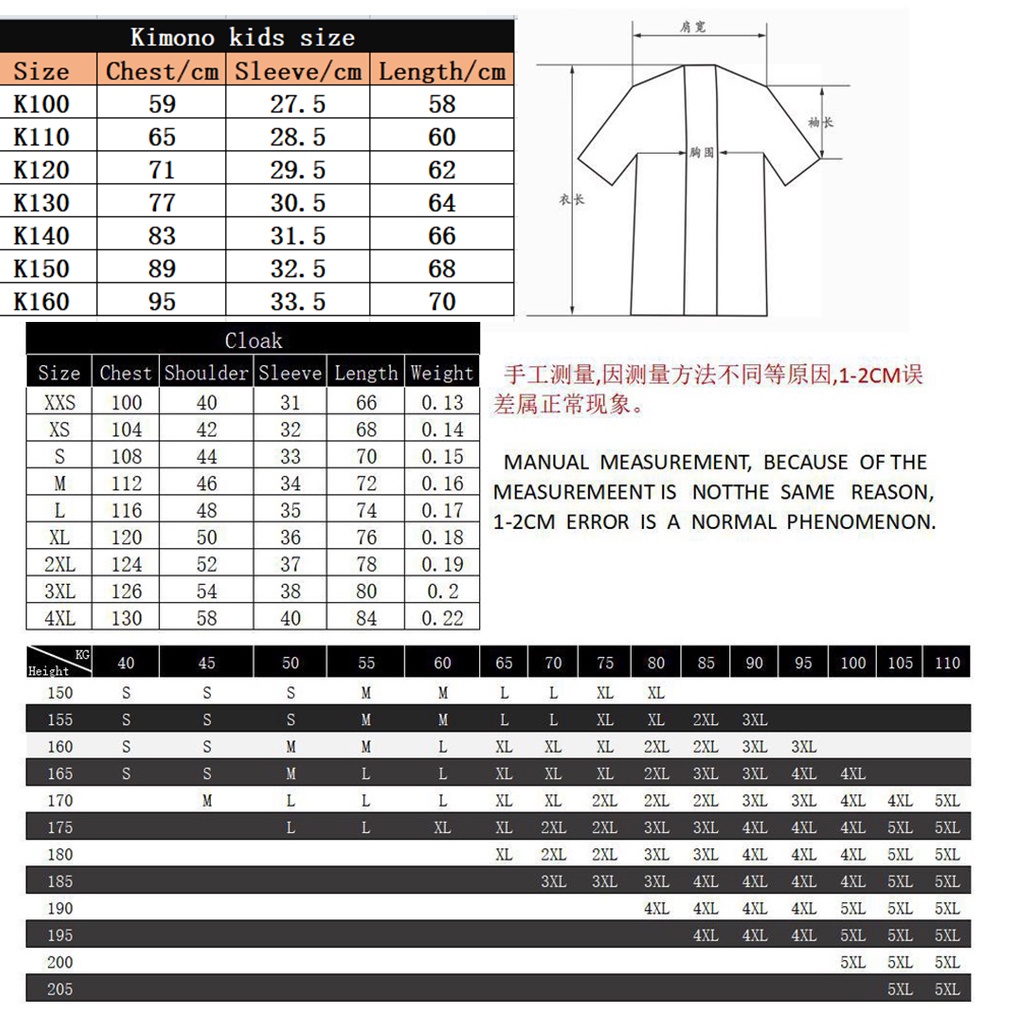 Áo Choàng Kimono Hóa Trang Nhân Vật Anime Demon Slayer Anjiro Kamado Cho Nam Nữ Diy