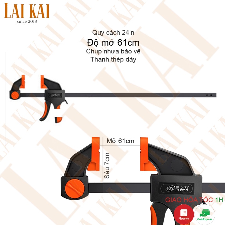 Cảo kẹp nhanh mở 61cm