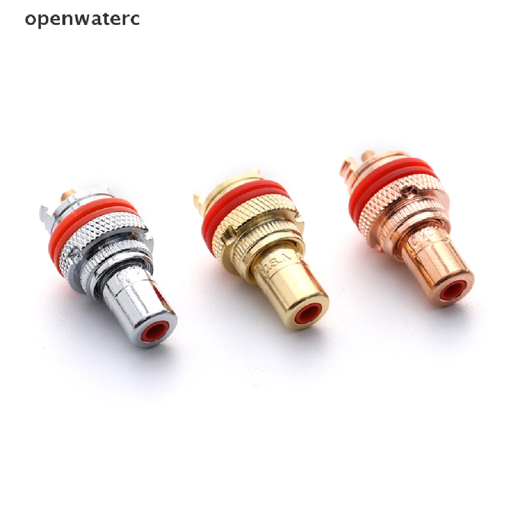 1 Cặp Jack Nối RCA Female Bằng Đồng 2 Cái