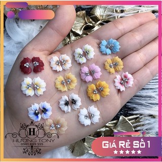 Hoa Bột nail, gắn Nail Box trang trí móng, Hoa bột gắn móng