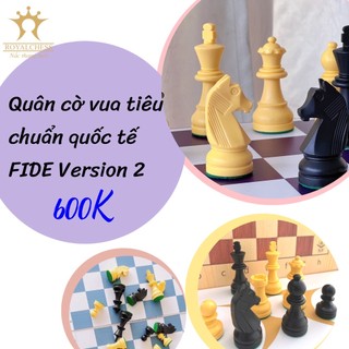 Quân cờ vua tiêu chuẩn quốc tế fide royalchess version 2