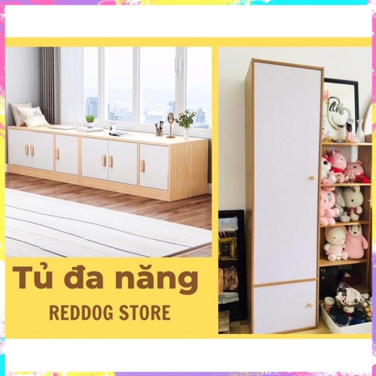 Tủ quần áo gỗ, Tủ đựng đồ đa năng, được thiết kế đơn giản đẹp mắt, dễ lắp ráp