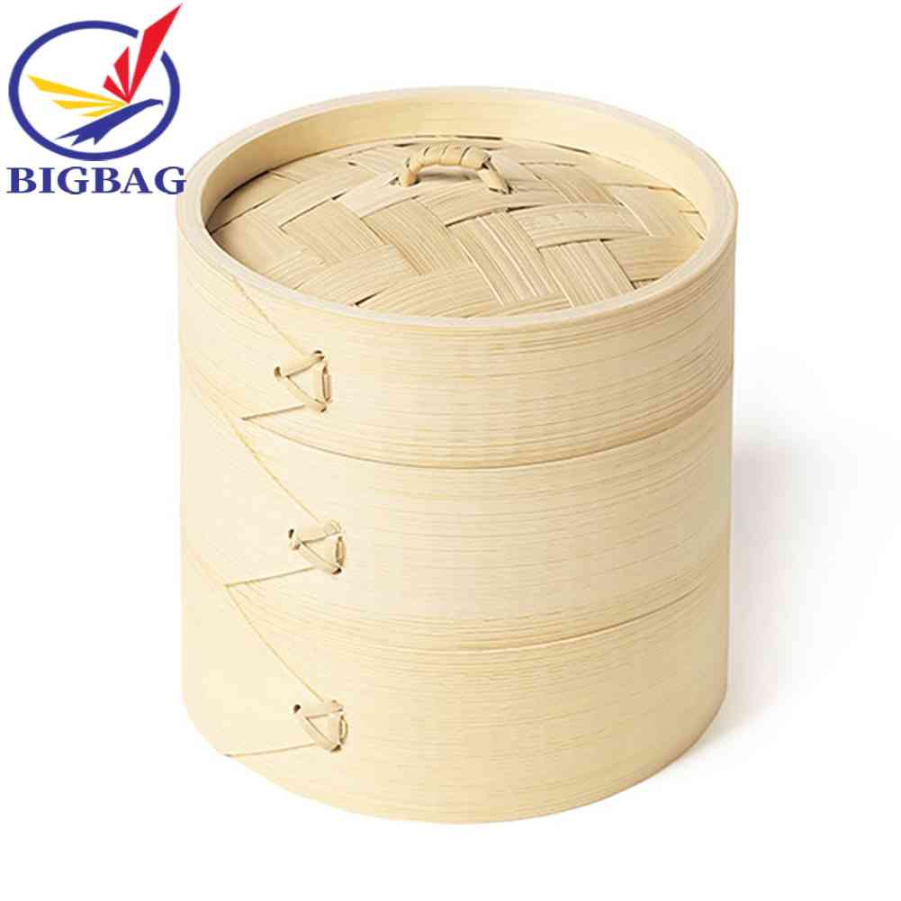 Nồi Hấp Bằng Gỗ Tre Tiện Dụng Cho Hoạt Động Ngoài Trời