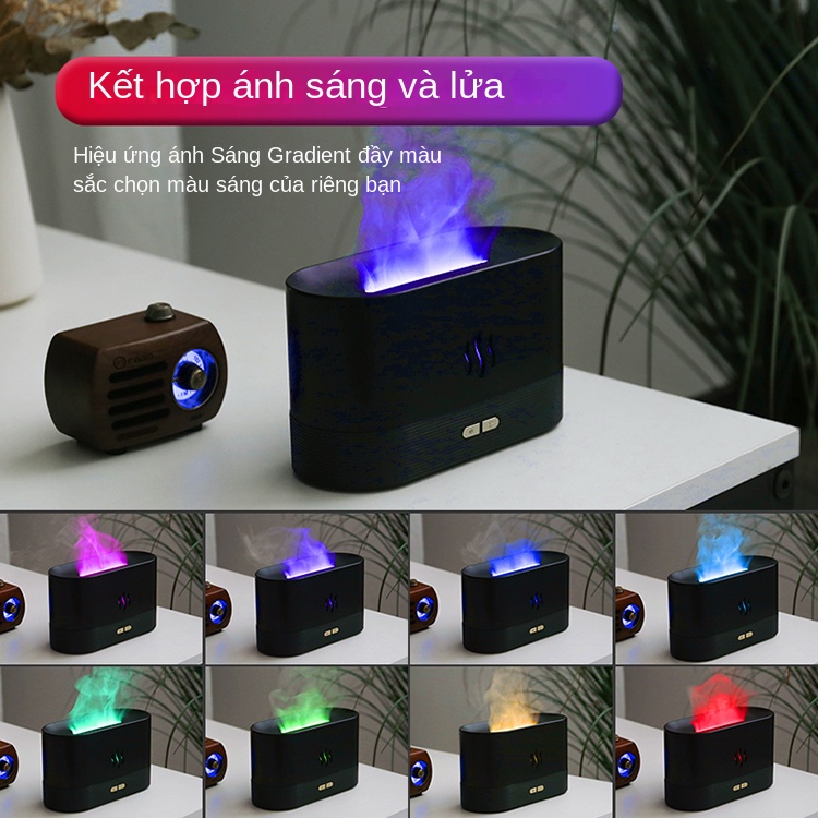 180ml Có Đèn mạch phun sương đèn khuếch tán tinh dầu khuyếch tán tinh dầu máy khuếch tán máy khếch tán tinh dầu máy xông tinh dầu khuếch đèn đốt xông tinh dầuMáy Khuếch Tán Tinh Dầu LED Nhiều Màu Sắc Kết Nối USB Tiện Dụng