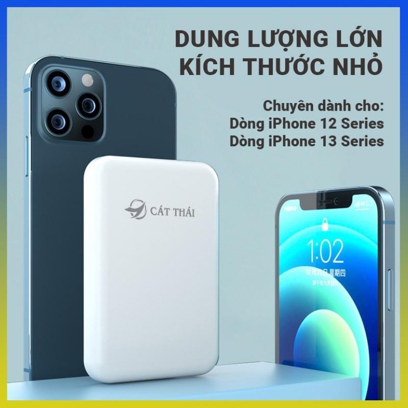 Pin sạc dự phòng chỉ hút nam châm được với ốp lưng lực hút từ kích thước nhỏ gọn siêu mỏng dễ mang đi chơi du lịch CX02