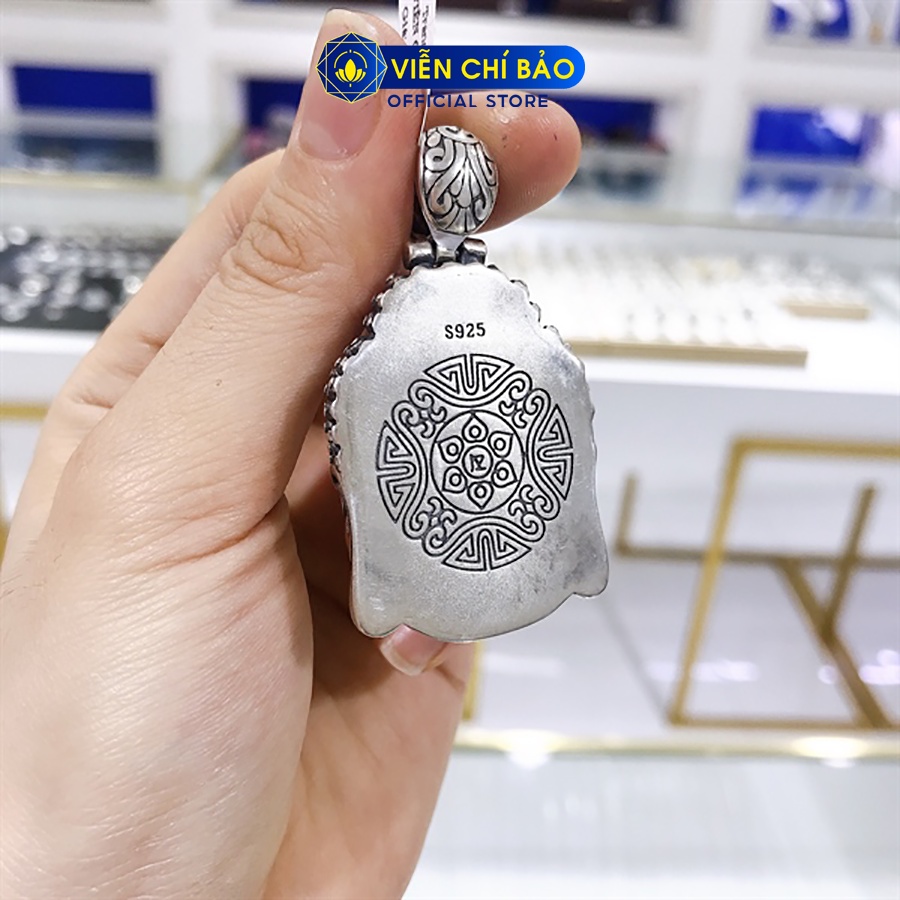 Mặt dây chuyền bạc nam qủy hóa phật to chất liệu bạc Thái 925 thời trang phụ kiện trang sức Viễn Chí Bảo M100087