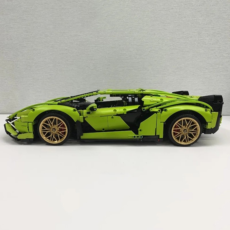 Đồ Chơi Lắp Ráp Mô Hình 3D Technic Siêu Xe Đua Lamborghini SIAN FKP 37  1:8