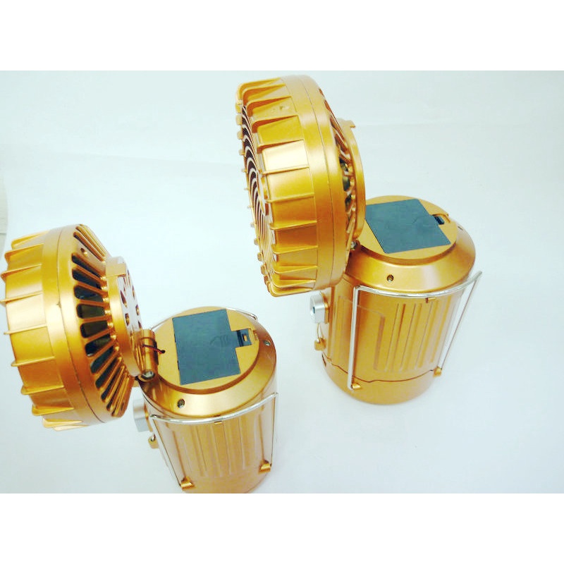 Đèn Bão Kiêm Quạt 9299 Năng Lượng Mặt Trời