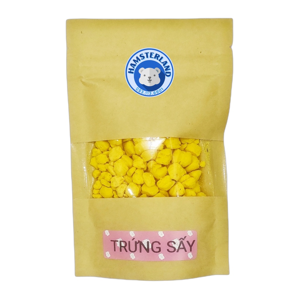 Lòng đỏ trứng gà sấy túi zip - thức ăn cho chuuột Hamster siêu dinh dưỡng, thích hợp mọi độ tuổi, cần thiết cho mẹ & b