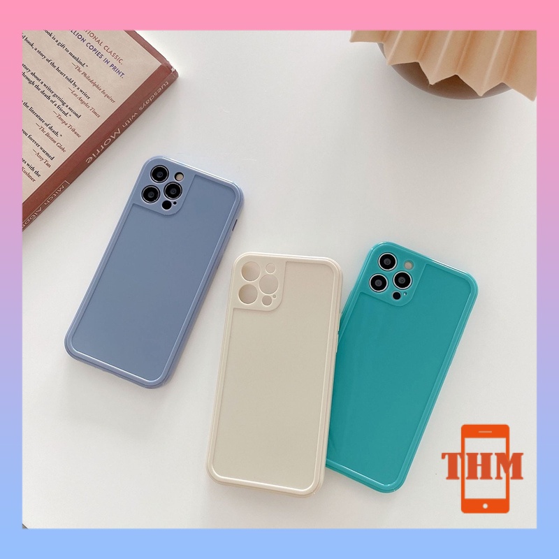Ốp Điện Thoại Màu Trơn Đơn Giản Cho iphone 11 12 13 promax 6 6plus 6s 6splus 7 7plus 8 8plus se-012