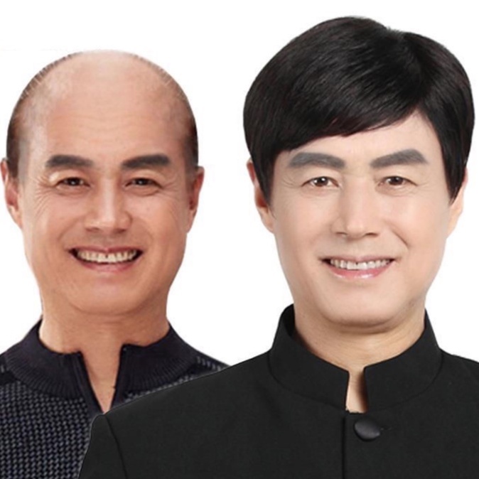 🌿Tặng Lưới🌿 Tóc giả nam trung niên nguyên đầu tự nhiên - TG64