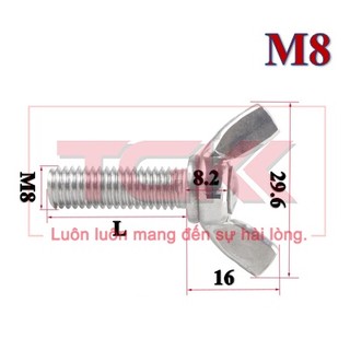 Bulong tai hồng mạ kẽm M8