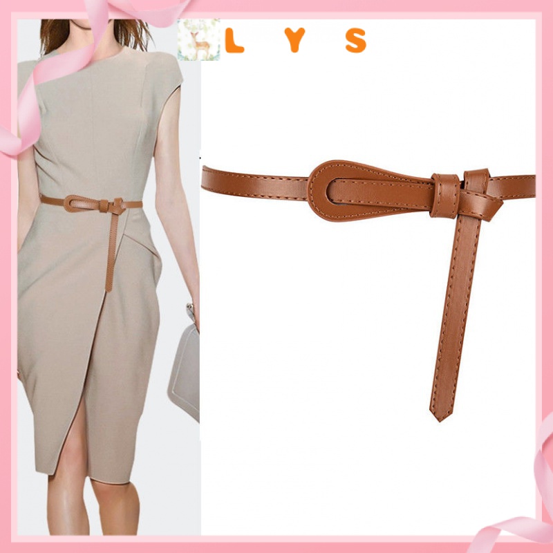 Thắt lưng bản to cho váy Thắt Lưng Mỏng Trang Trí Váy Sweater Phong Cách Thời Trang Mới Phù Hợp Với Áo Khoác / Áo Gió Hẹp