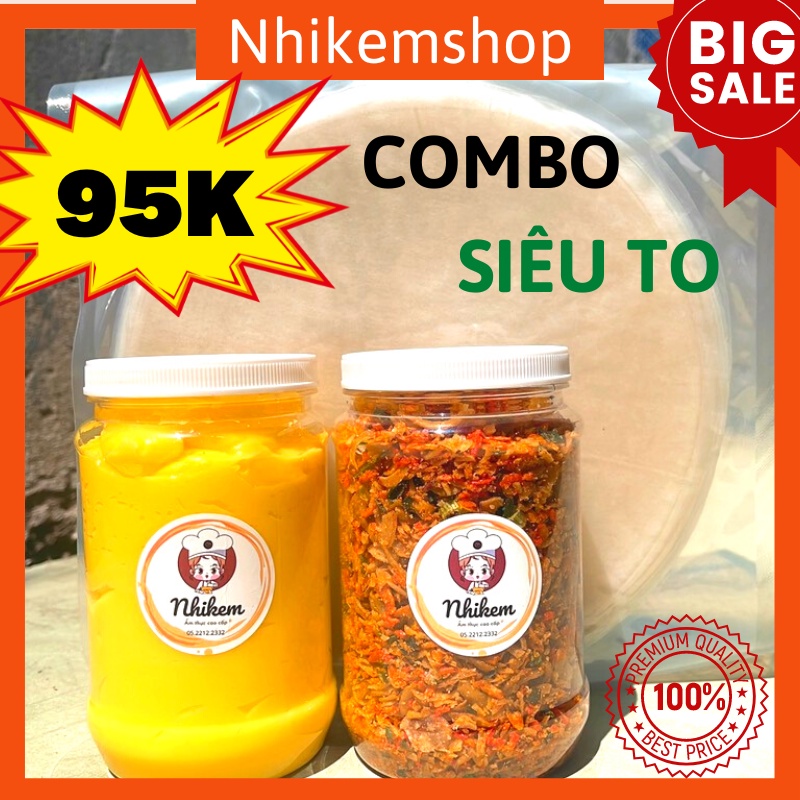 COMBO Bánh Tráng Phơi Sương - Muối Hành Phi - Bơ Siêu To - Ăn Là Mê Ngay