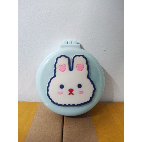 Lược Mềm Mại Có Gương Hình Hoạt Hình Dễ Thương Nhỏ Gọn