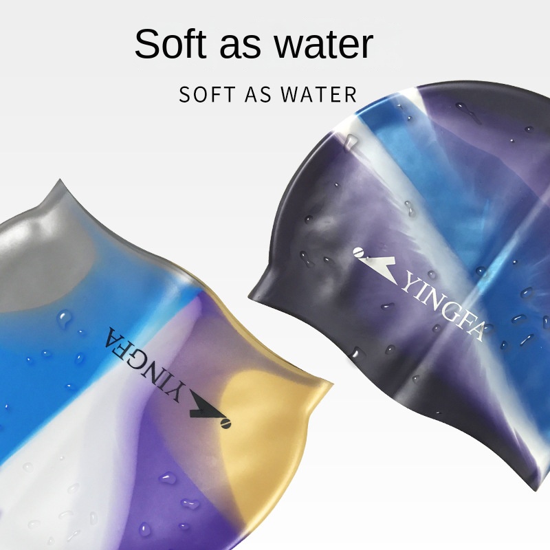 Mũ Bơi Silicone 100% Tự Nhiên Chống Thấm Nước Độ Co Giãn Cao