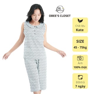Đồ bộ lửng nữ Obee's Closet Set bộ lửng kate cổ trụ