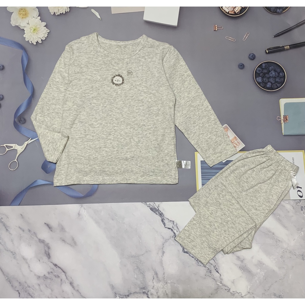 Bộ thu đông cotton quảng châu cho bé, thu đông bé trai, bé gái size 90 - 120, 10 - 18Kg.