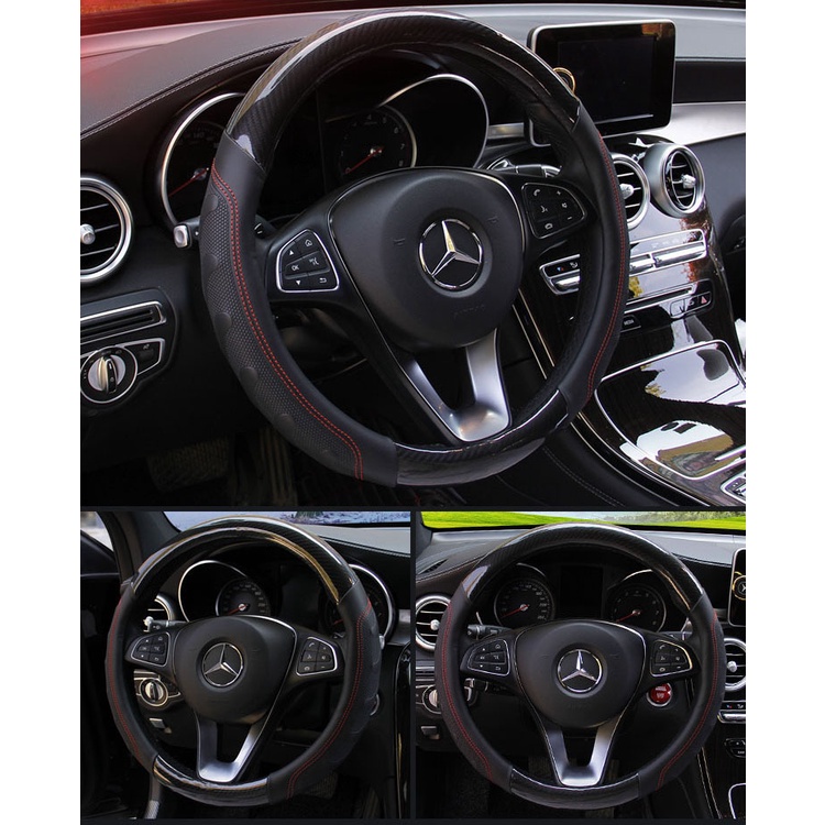 [XỊN] Bọc Vô Lăng Ô tô - Da PU Cao Cấp, Ôm Khít, Chống Trơn Trượt, Hàng Đẹp - Họa Tiết Vân gỗ, Cờ Pháp,Viền Chỉ Đỏ | BigBuy360 - bigbuy360.vn