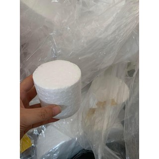 Xốp cốt bánh kem, cắm hoa sáp hoa giả, trang trí tráp ăn hỏi xốp tròn 8x8cm