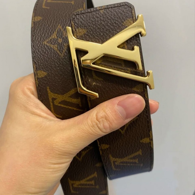 Thắt lưng lv nam Thắt Lưng Da Thật Khóa Chữ L Thời Trang Cao Cấp Cho Nam