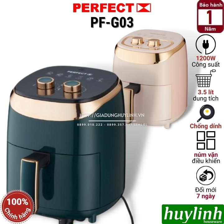Nồi chiên không dầu Perfect PF-G03 - 3 lít [G03P - G03G]