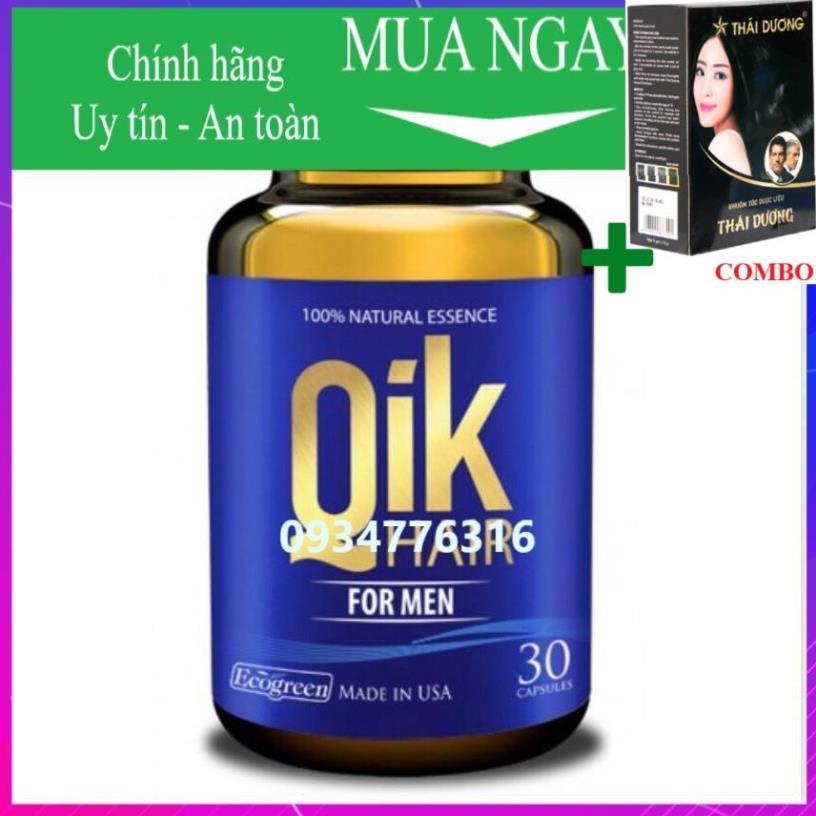 Combo Gội Là Đen Thái Dương+ ✅ QIK Hair -Cải thiện tình trạng rụng tóc, kích thích mọc tóc