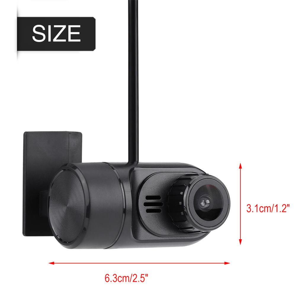 Bộ Camera Hành Trình Xe Hơi DVR HD Có Tầm Nhìn Ban Đêm Kèm Phụ Kiện