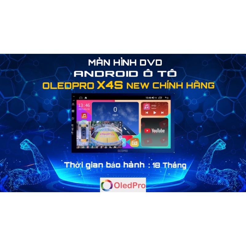 Màn Hình DVD Android Ô Tô OLEDPRO X4s Chính Hãng Tích Hợp Camera 360 2022 ( Tổng Kho )