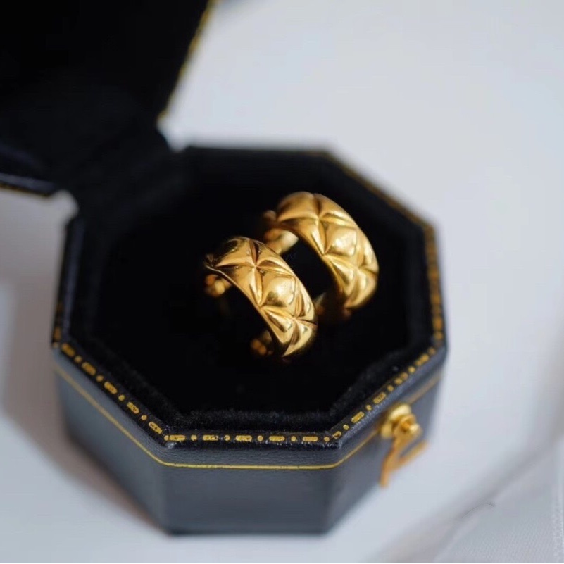 Bông Tai HợP Kim Mạ VàNg HìNh TròN KiểU DáNg Cổ ĐiểN