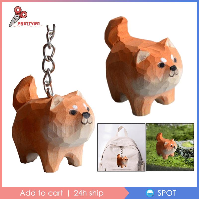 Mô Hình Chú Chó Bằng Gỗ Trang Trí Phòng Ngủ Cho Bé 1