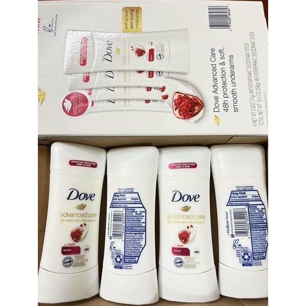 Lăn khử mùi Dove mùi lựu 74g - Nhập USA