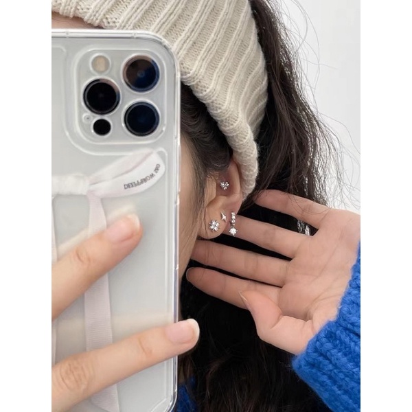 𝐯𝐞𝐥𝐯𝐞𝐭𝐩𝐢𝐧𝐤.𝐚𝐜𝐜🇰🇷 | Khuyên tai tròn gắn đá