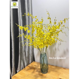 Hoa lan vũ nữ giả như thật hoa lụa đẹp cao cấp