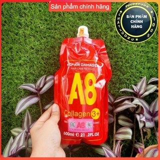 Hấp phục hồi tóc hư tổn Collagen A8 dung tích 600ml
