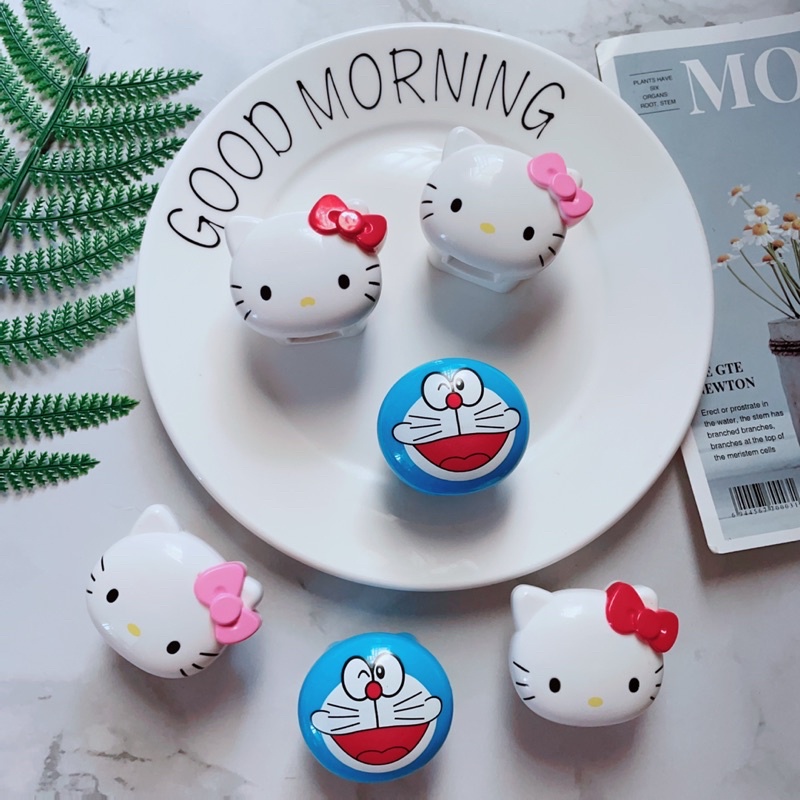 Củ Sạc, Cốc Sạc Cổng USB Hoạt Hình Doraemon, Kitty