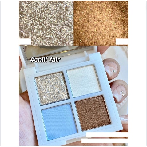 [Mẫu Mới] Bảng Phấn Mắt 4 Ô 3CE Multi Eye Color Palette [Future Kind] Mini [Chill Flair - All In Sync]