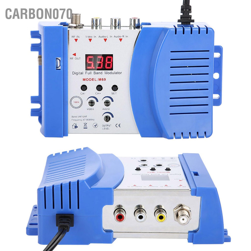 [Hàng HOT] Bộ điều chế RF M69 AV ‑ TV Converter VHF UHF【Carbon070】