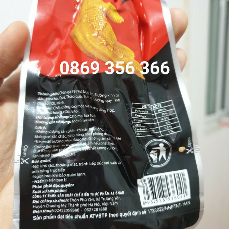 1 Thùng 300 chân gà cay Alishan Việt Nam ngâm ủ gia vị cực ngon