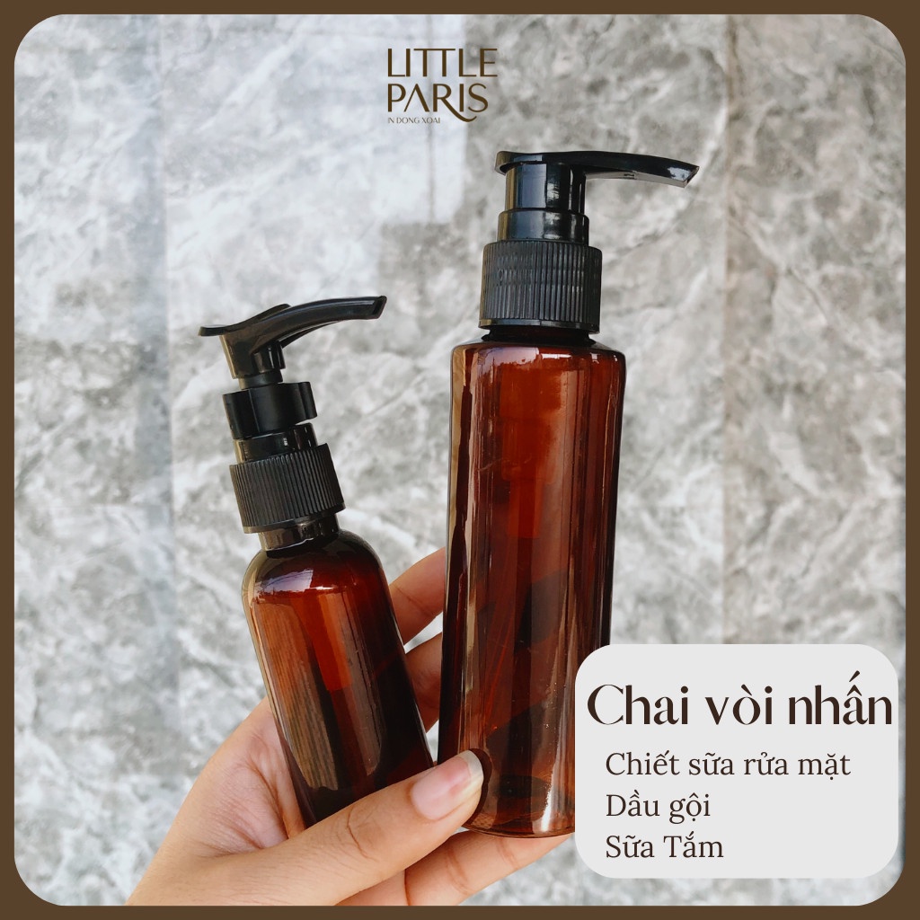Bộ Chiết Mỹ Phẩm Du Lịch Chai Nhựa Cao Cấp