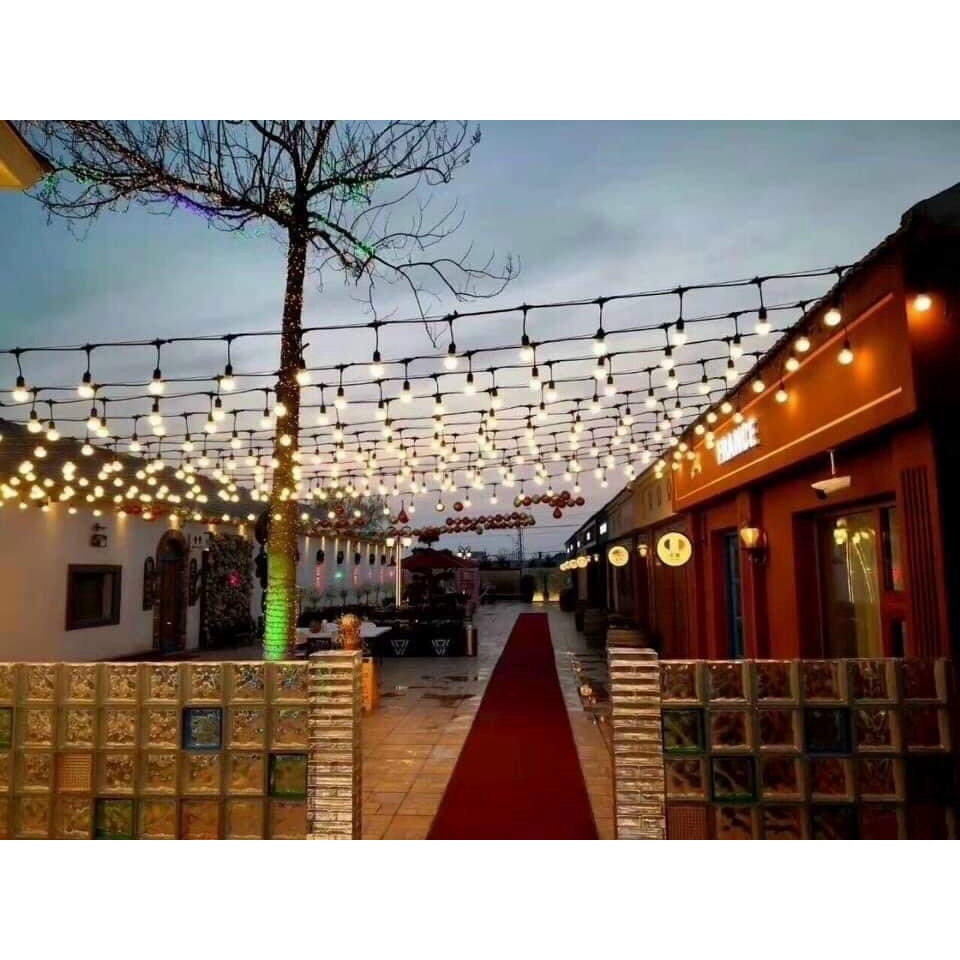 DÂY ĐUI ĐÈN TRANG TRÍ NGOÀI TRỜI DÙNG CHO QUÁN CAFE , TRÀ CHANH ,TRÀ SỮA ..LOẠI 5 MÉT , 10 MÉT , 10 ĐUI .15 ĐUI ,20 ĐUI
