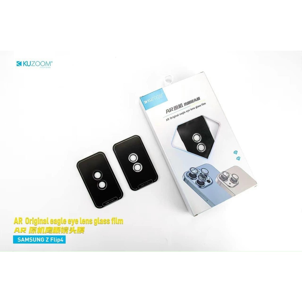 KÍNH CƯỜNG LỰC CAMERA SAMSUNG GALAXY Z FLIP 5G - Z FLIP 4 5G KUZOOM AR CHÍNH HÃNG