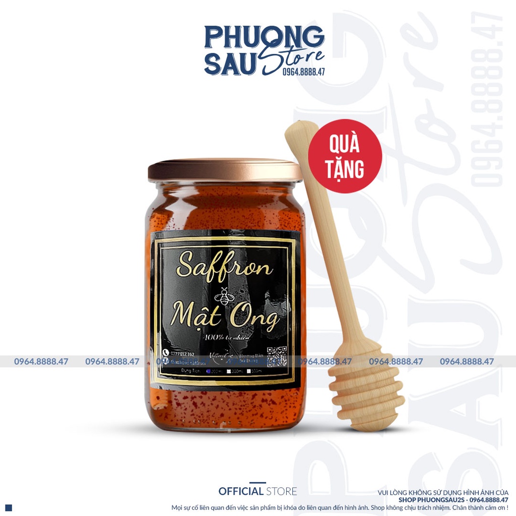 Nhụy Hoa Nghệ Tây Ngâm Mật Ong, Saffron Tây Á Ngâm Mật Ong Nguyên Chất, Cho Sức Khoẻ Dồi Dào