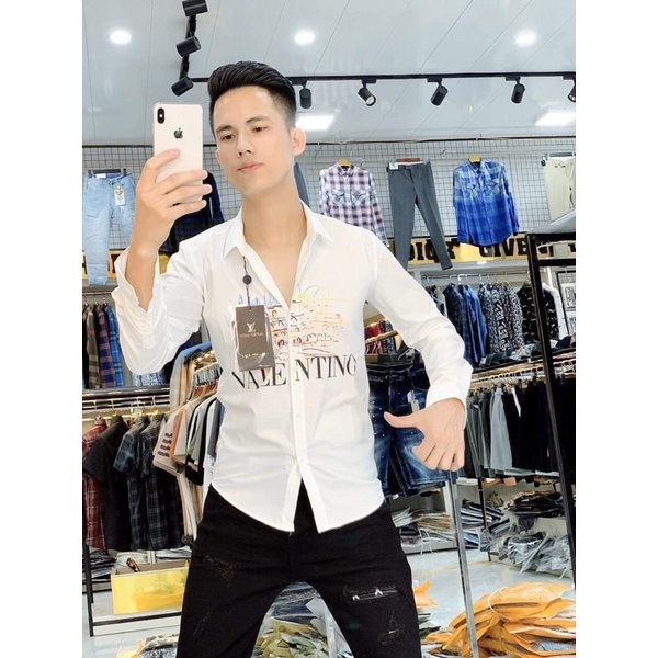 [HÀNG CAO CẤP] Áo sơ mi nam dài tay,chất liệu cotton thoáng mát, không nhăn, không bai xù