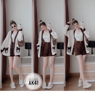 [ CHUBBY BIGSIZE ] ÁO KHOÁC CARDIGAN GẤU
