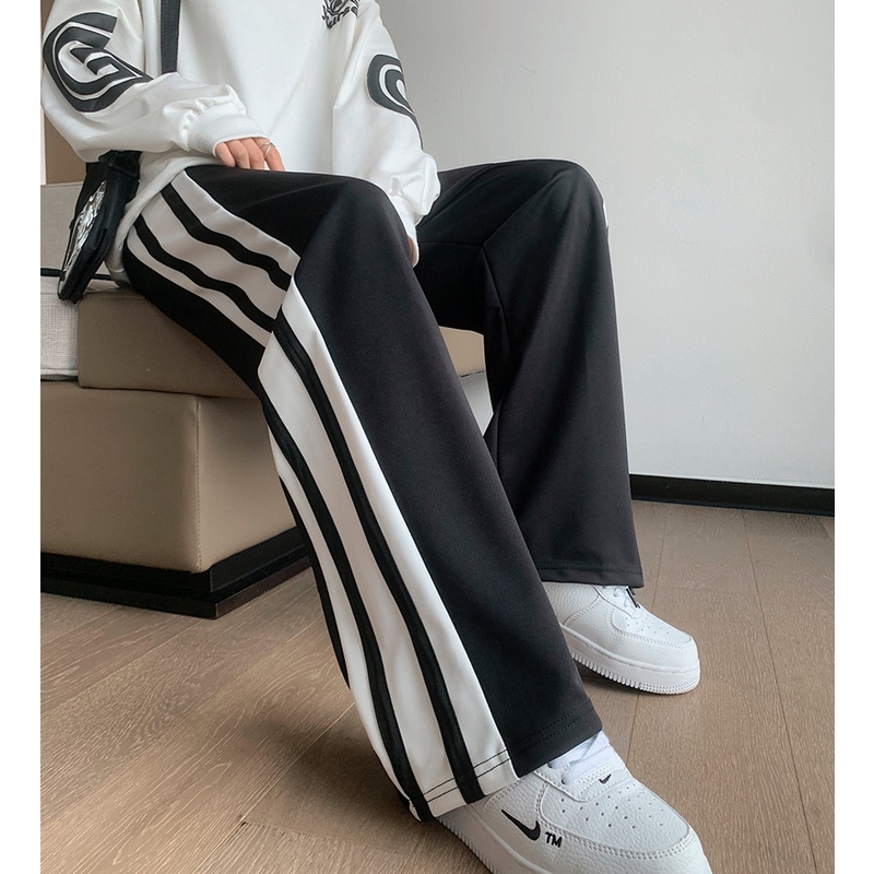 NRVP Quần Thể Thao Dài Dáng Rộng Phong Cách Thời Trang Hàn Quốc